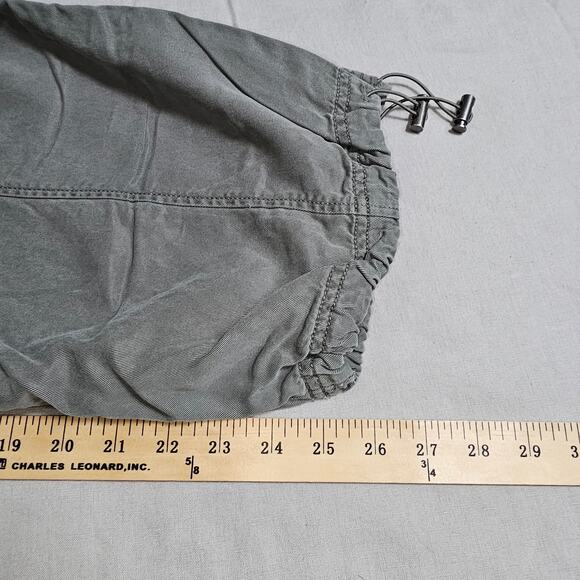 C&C Olive Green Cargo Joggers Comfy Lightweight Lyocel Fabric Size Large - Picture 11 of 12